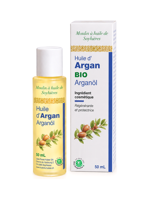 Huile d’argan BIO, flacon et étui