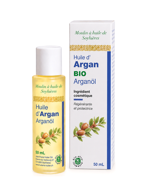 Huile d’argan BIO, flacon et étui