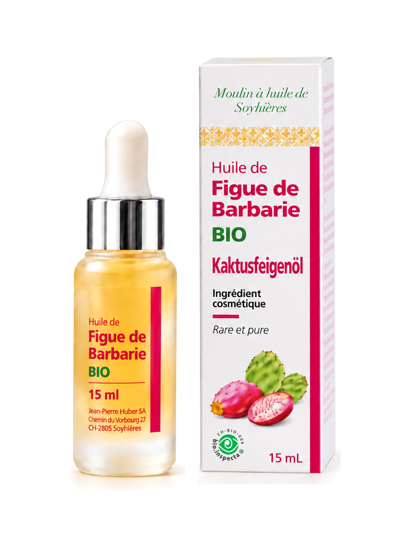 Huile de figue de Barbarie BIO, flacon et étui